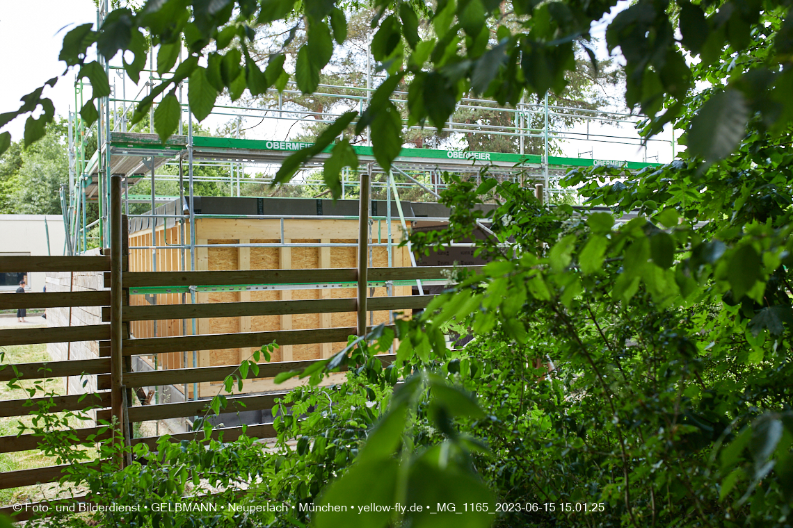 15.06.2023 - Neubau des Kindergartens und Hort für Kinder in der Quiddestraße in Neuperlach